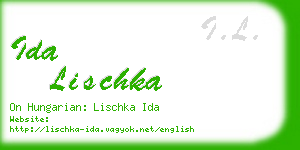 ida lischka business card